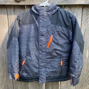 Kids Champion Grey and Orange Winter Jacket